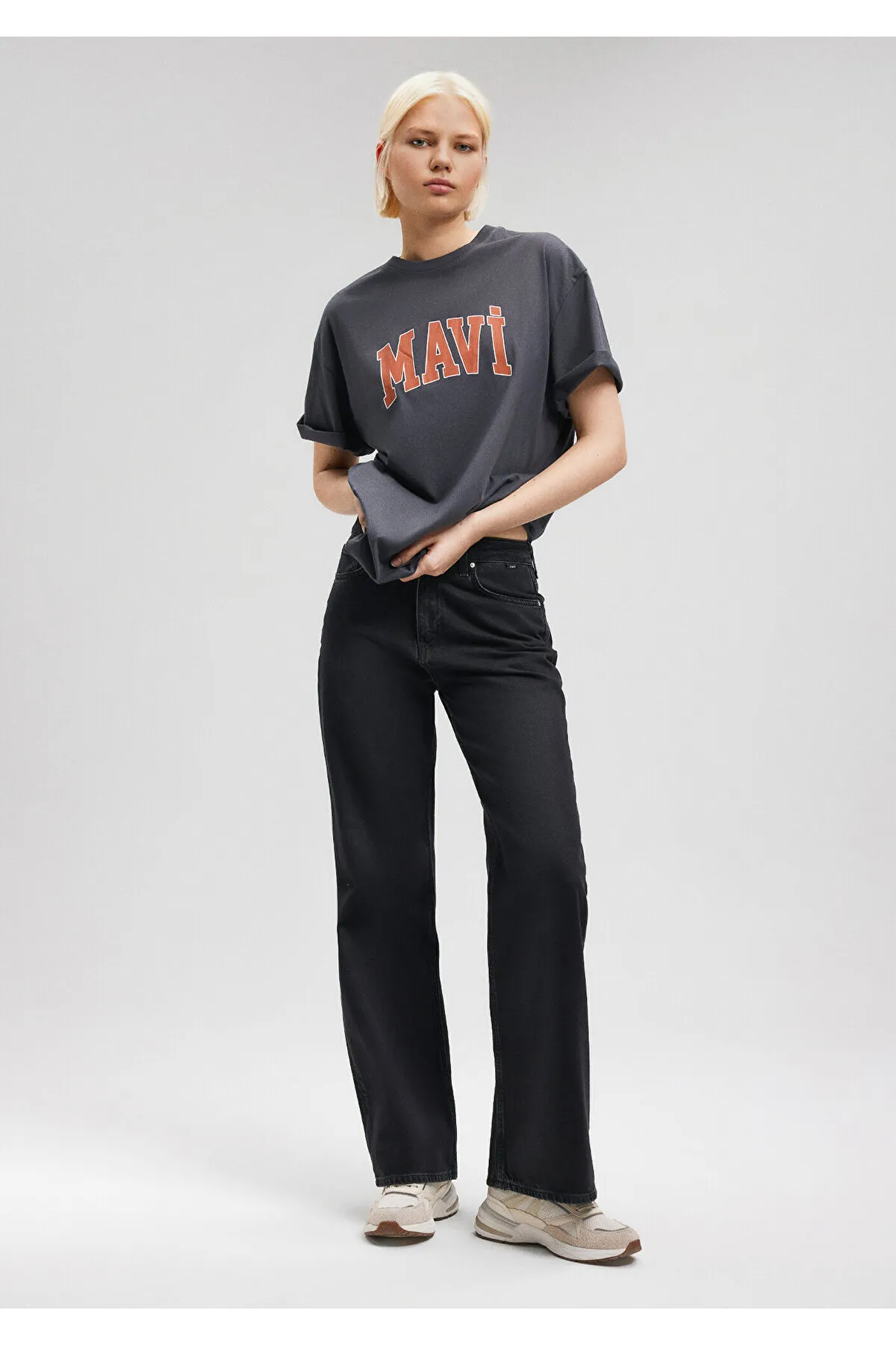 Mavi  T-Shirt - Grau - Relaxed Fit