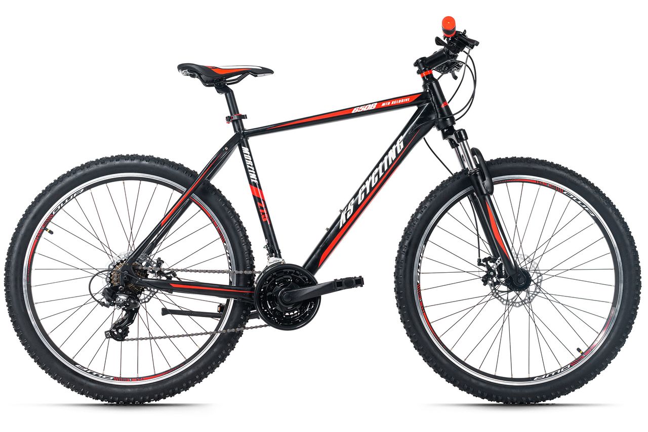 KS Cycling Mountainbike Hardtail 27,5'' Morzine schwarz-rot RH 48 cm