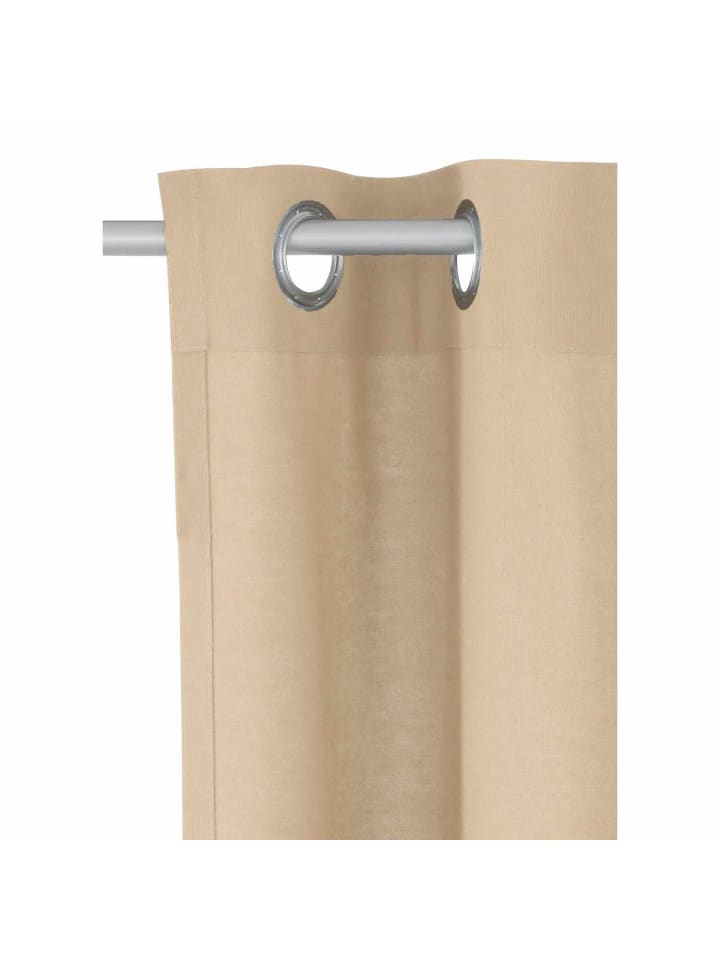 Tom Tailor Blickdichter Ösenvorhang DOVE in Creme günstig kaufen 140 x 245 cm