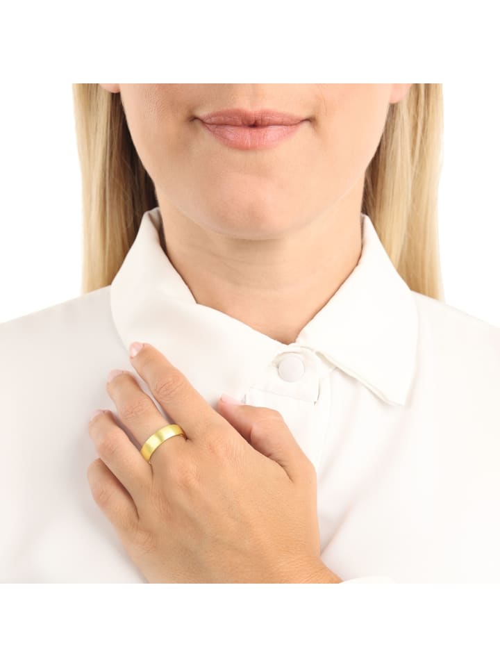 Amor Ring Edelstahl, IP Gold in Gold günstig kaufen 58
