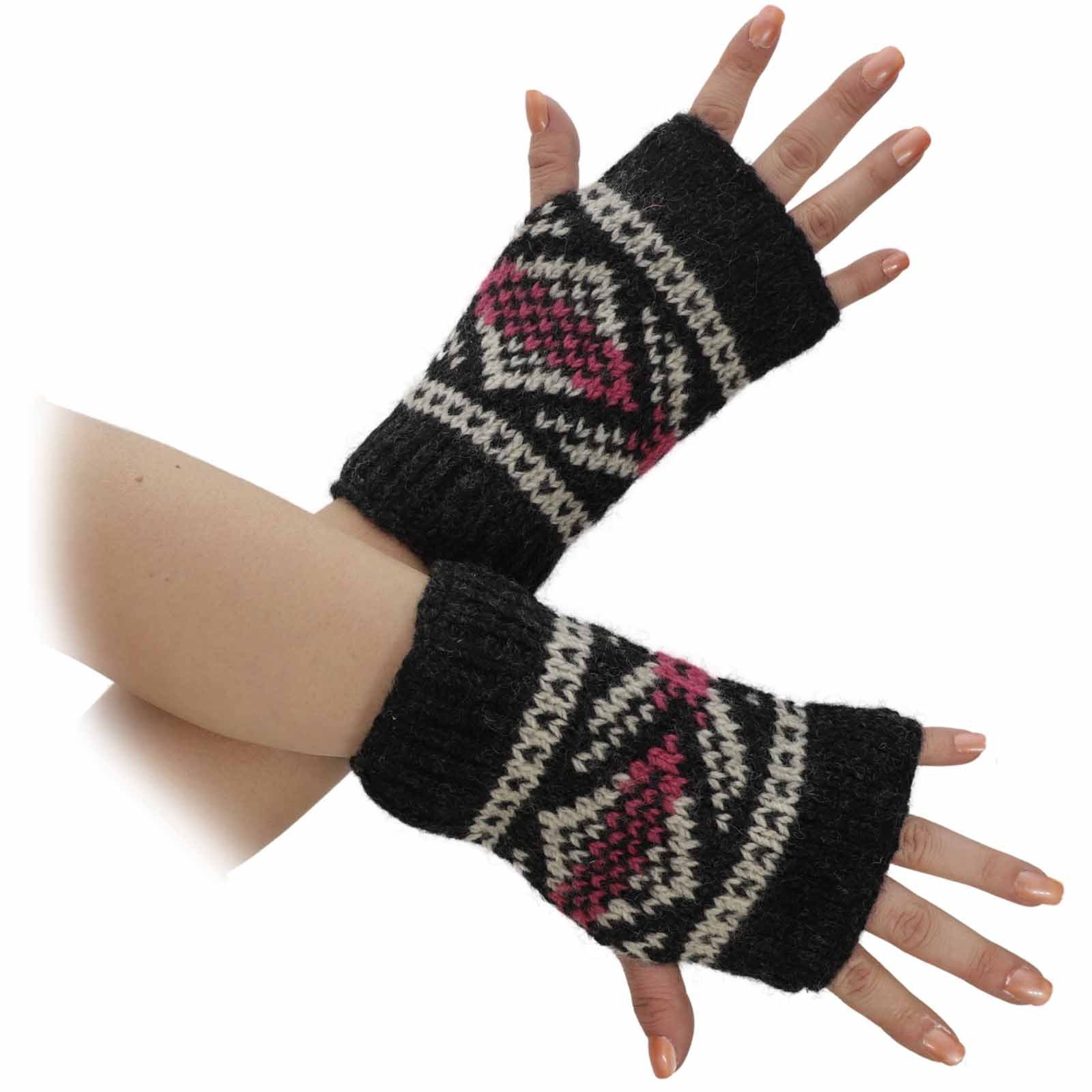 KUNST UND MAGIE Armstulpen Damen Armstulpen Stulpen Handwärmer Pulswärmer Handschuhe Wolle