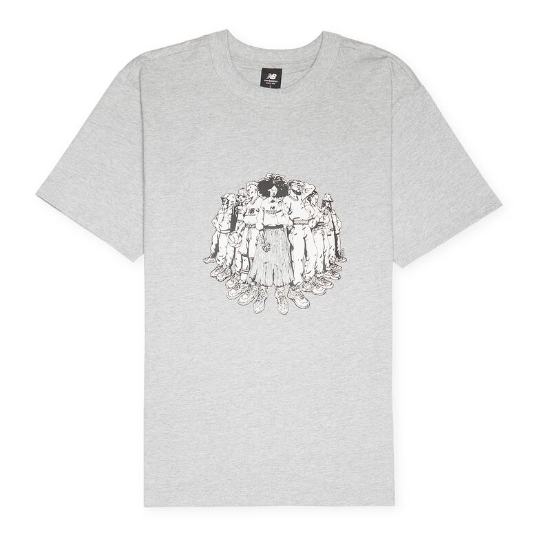 New Balance Athletics Engy Saint-Ange Squad T-Shirt athletic grey