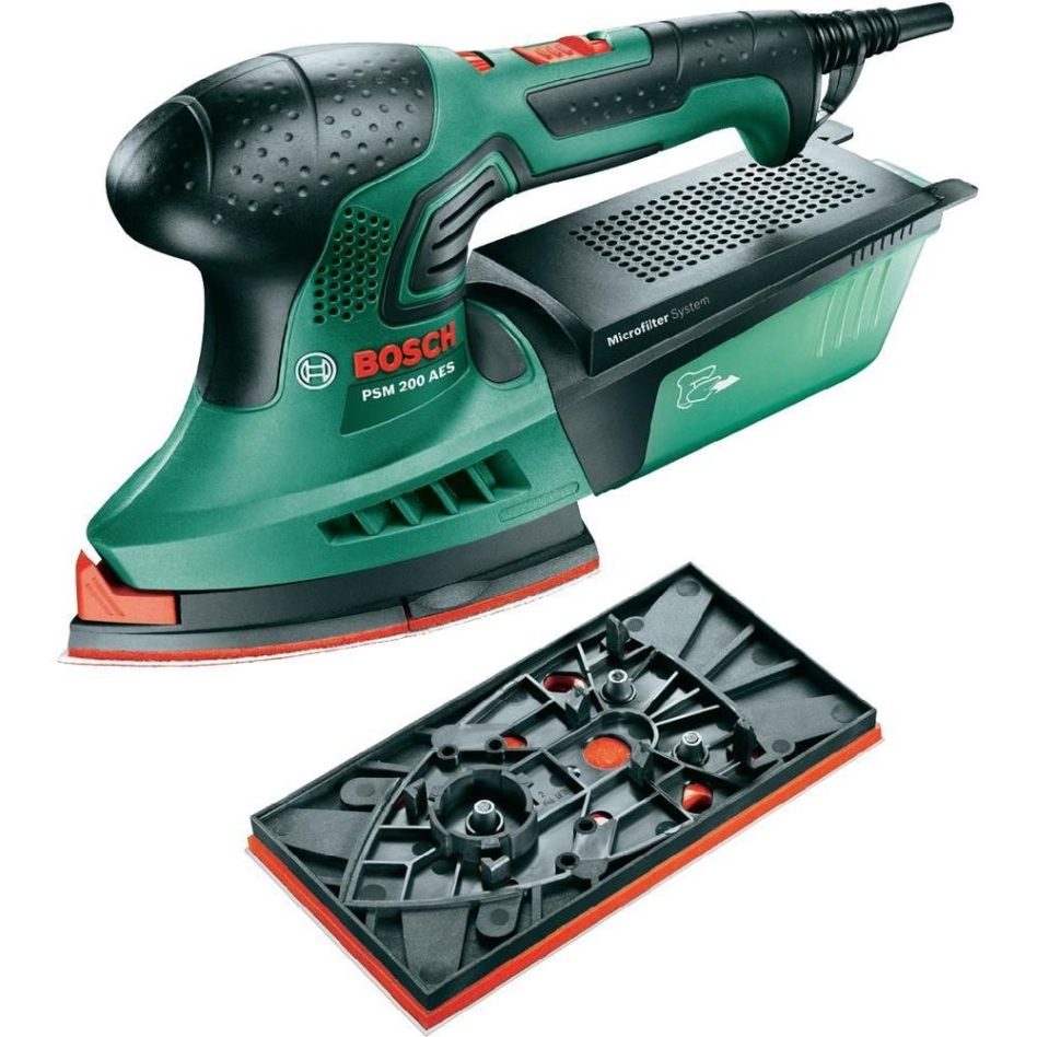 Bosch Green 06033B6000 PSM 200 AES Slipmaskin Plan/Delta