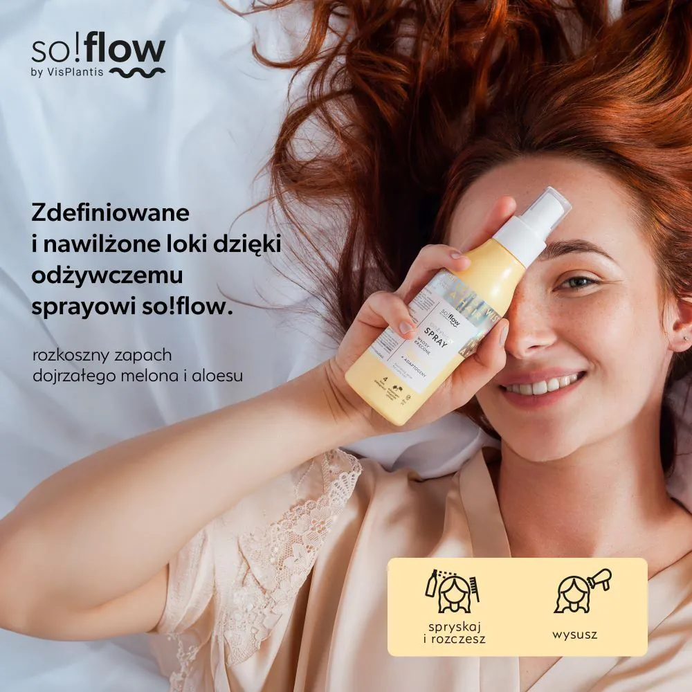 „So!Flow“ maitinamasis purškiklis garbanotiems plaukams