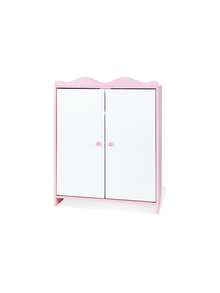 Pinolino 4-tlg. Puppenschrank 'Jasmin“ in rosa günstig kaufen onesize