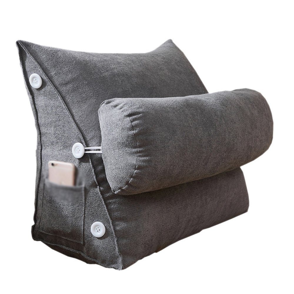 Fokelyi Keilkissen Keilkissen Lesekissen,Sofa Dreieckiges,Rückenbett Rückenlehne