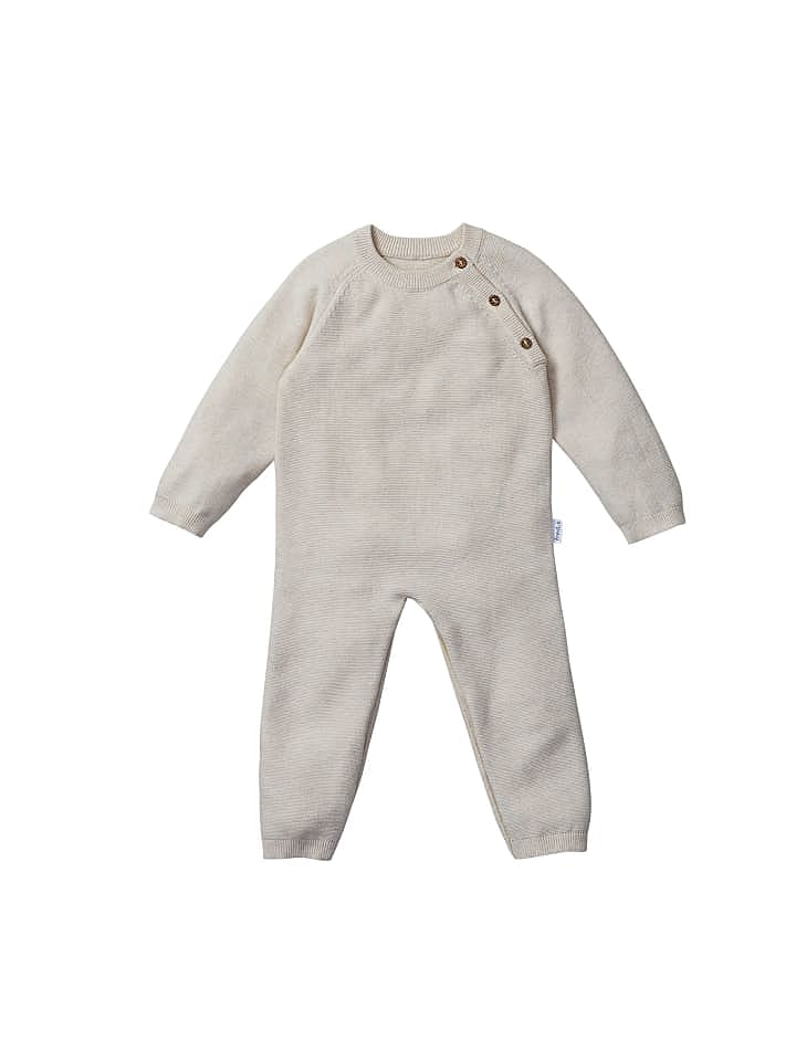 Freds Strampler Baby Strick Overall in Beige günstig kaufen 74/80