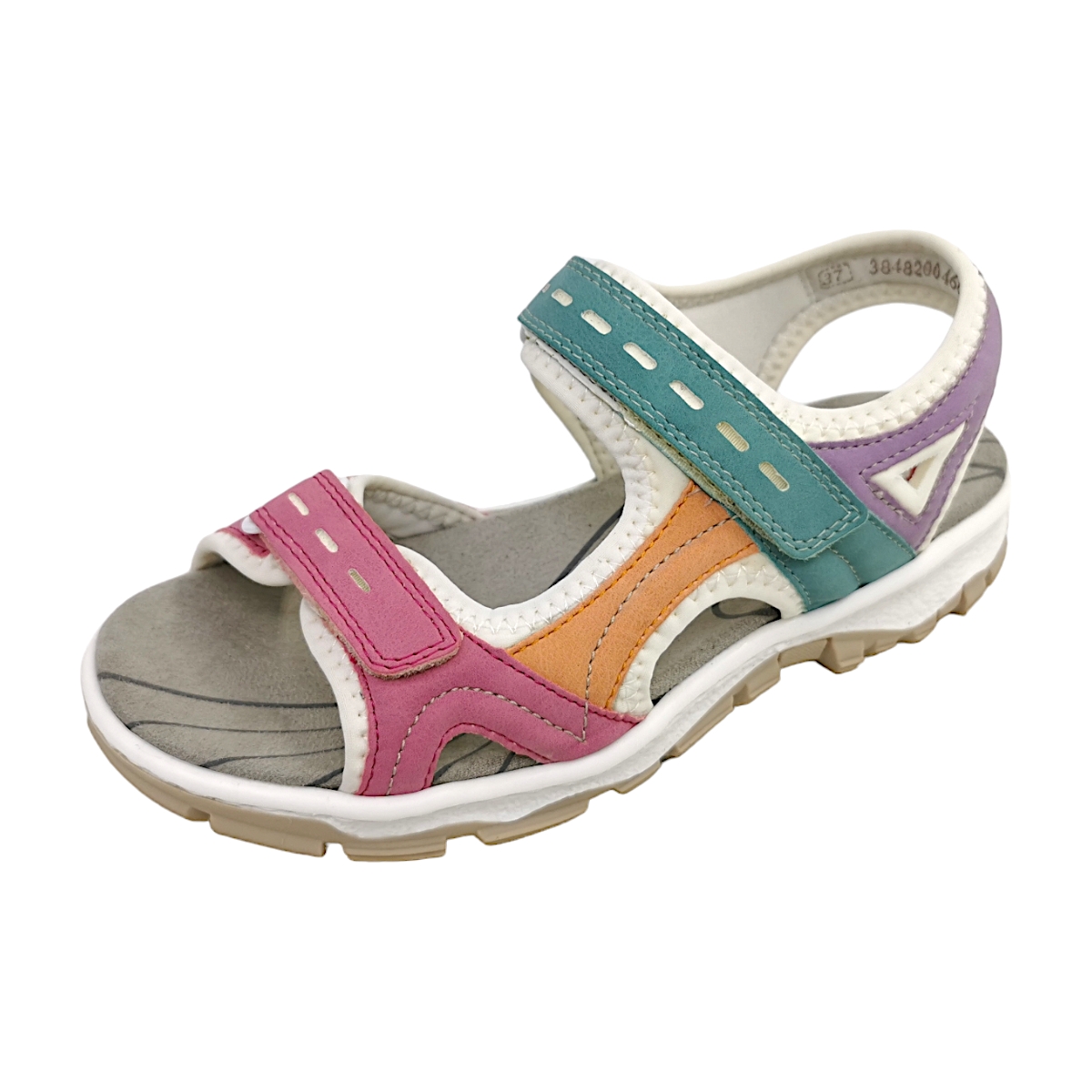 Rieker Morelia 68866-92 Mehrfarbig 92 lipstick/aprikot/mint