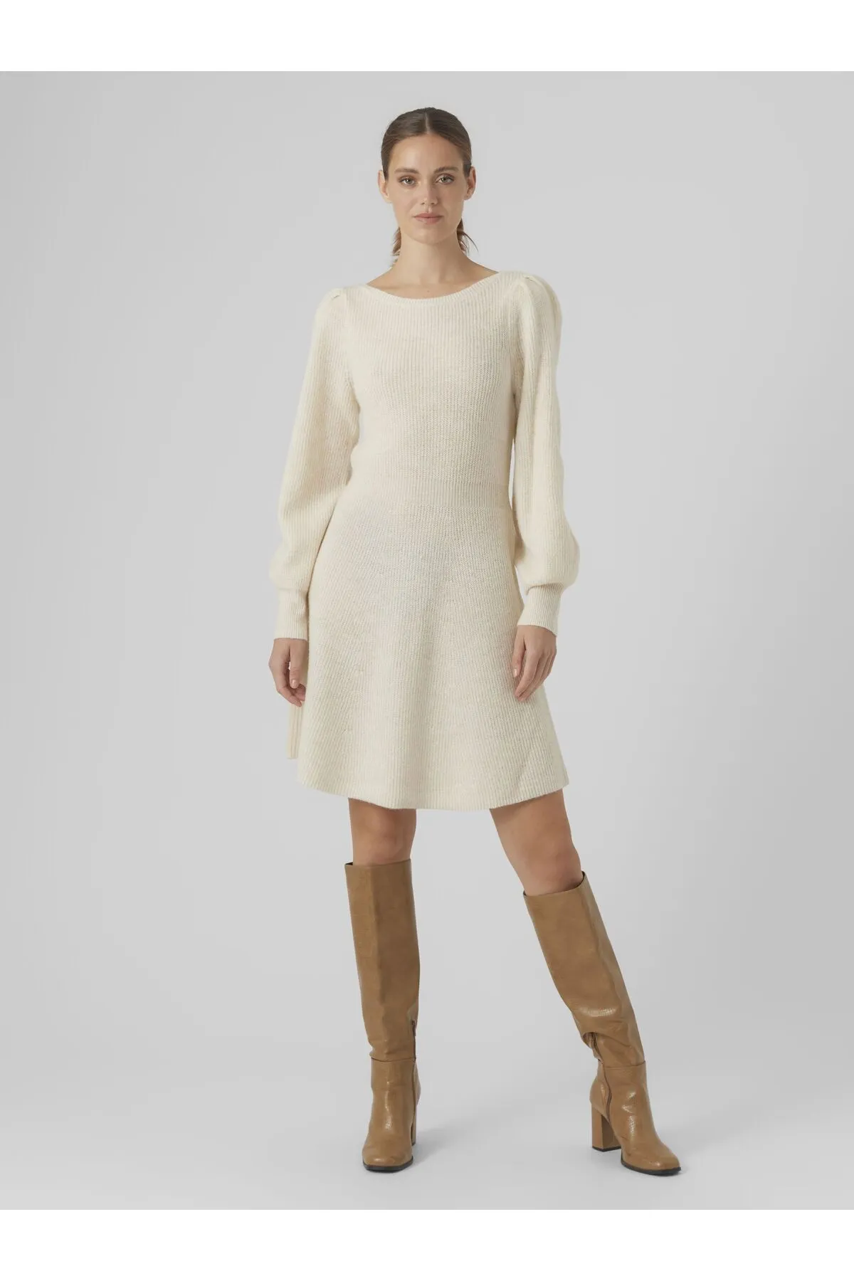 Vero Moda  Strickkleid VMFLAVOUR LS ABK DRESS GA EXC