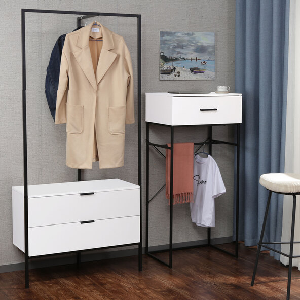 Jody Kompaktgarderobe, weiß
