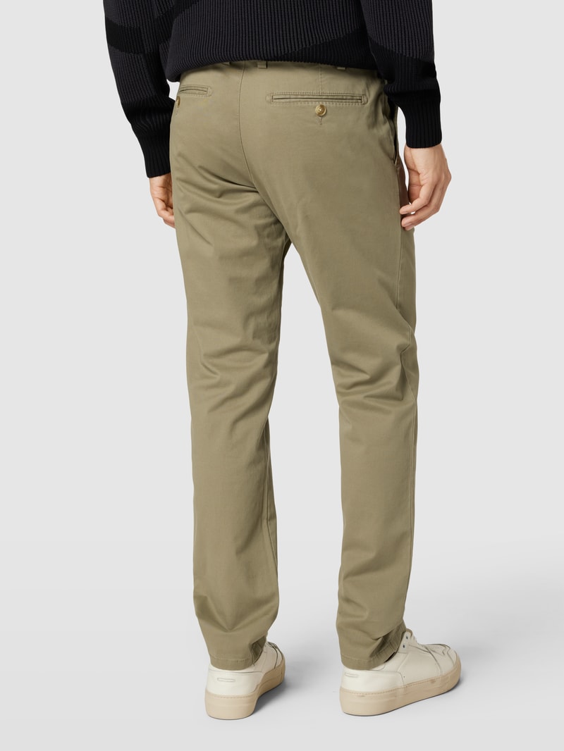 Chino mit französischen Eingrifftaschen in hellgrün
