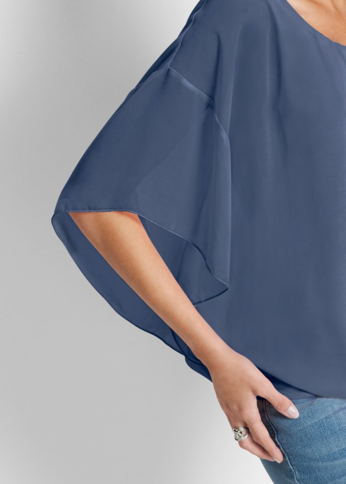 Bluse im Used-Look