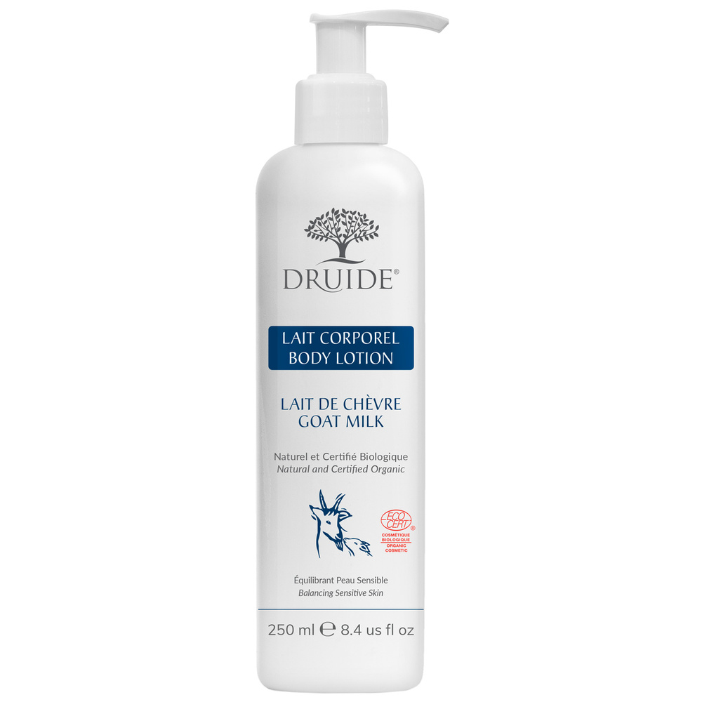druide Lait corporel Lait de Chèvre Lait corps hydratant et nourrissant, lait de chèvre et l’aloé vera bio | Druide