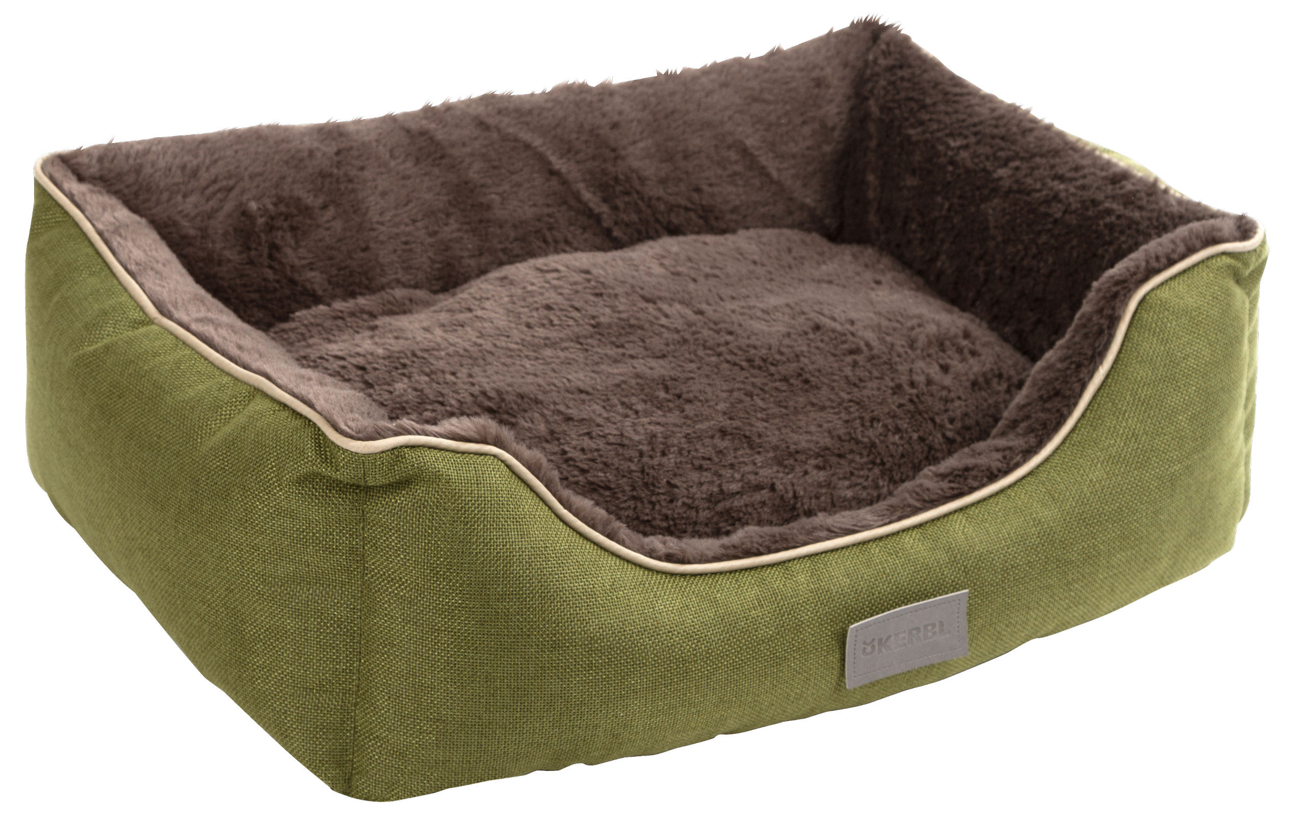 Kerbl Hundebetten Kerbl Pet Kuschelbett Samuel, Grau, 60x50x17cm grau M
