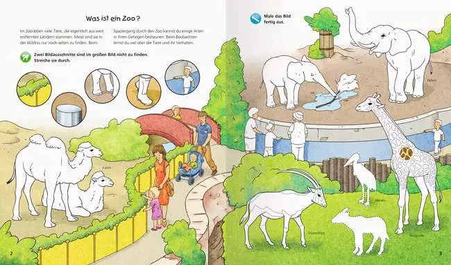 Ravensburger Wieso? Weshalb? Warum? aktiv-Heft: Im Zoo
