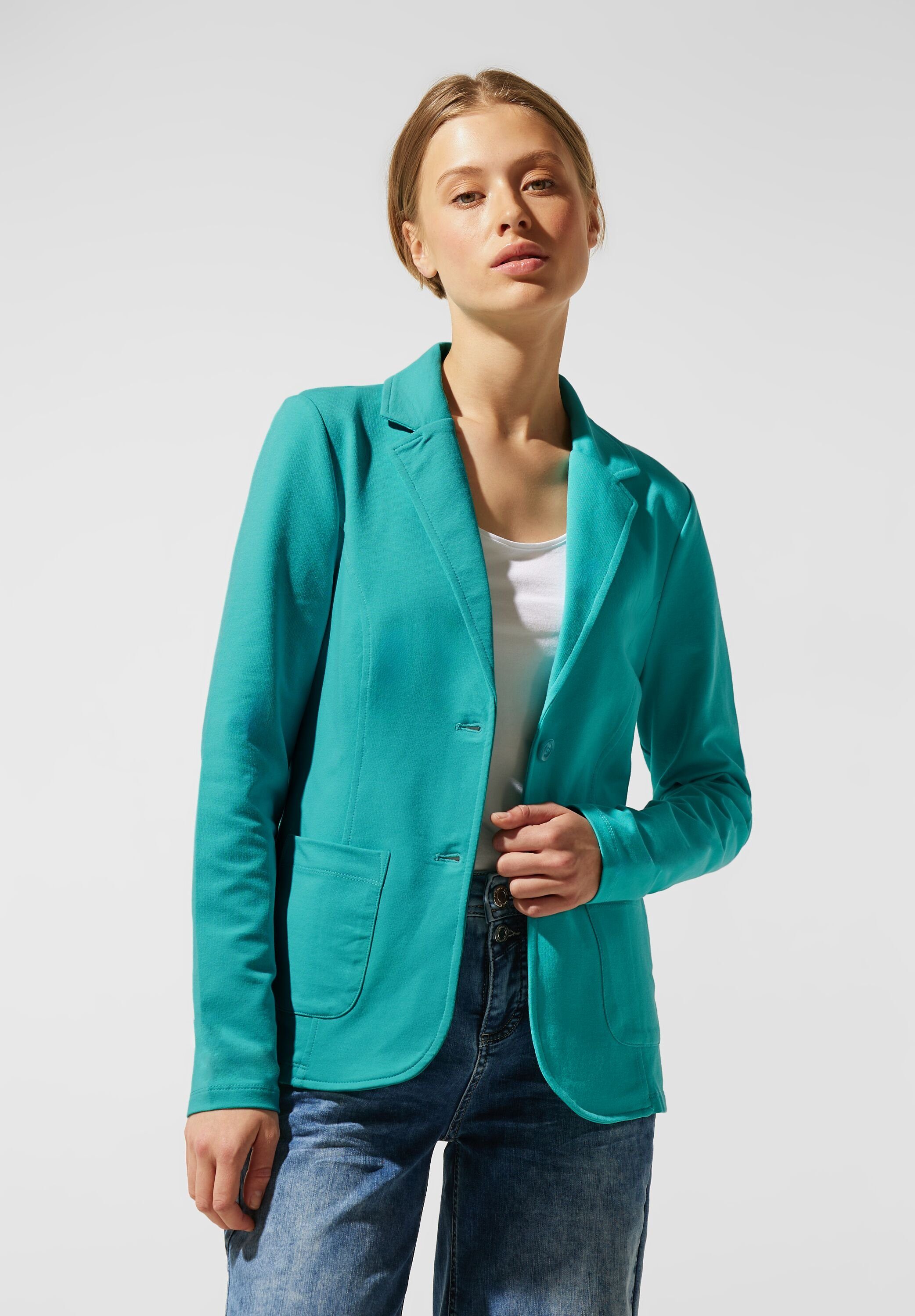 STREET ONE Kurzblazer in Unifarbe