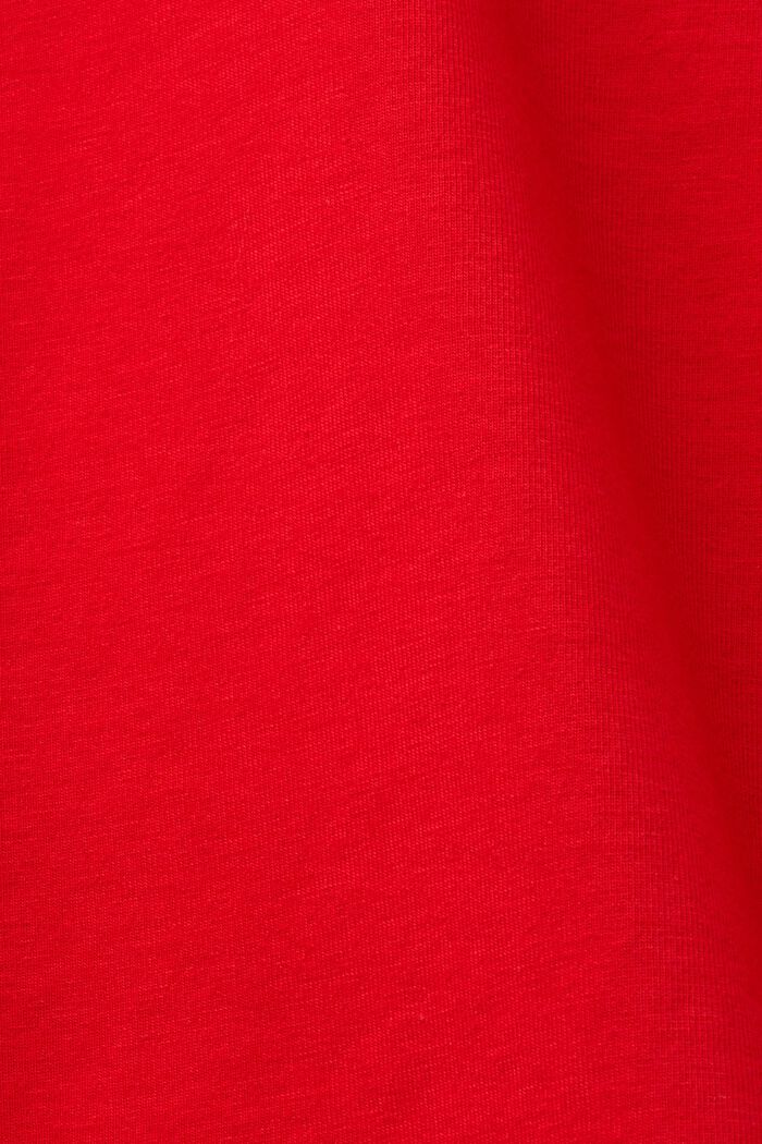 Cropped T-Shirt mit Glitzer-Detail