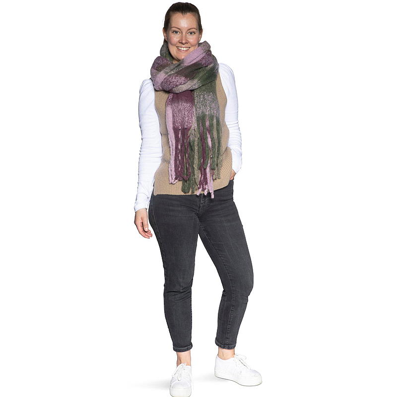 Skjerf 50x190 cm fluffy