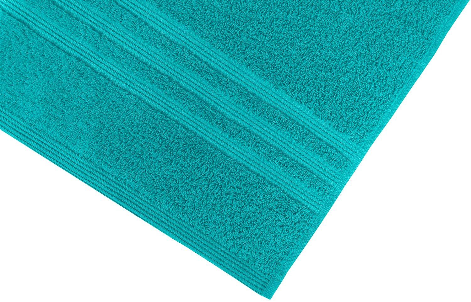 Lashuma Handtuch Set London, Frottee, (2-tlg), Grüne Baumwollhandtücher kuschelig 50x100 cm
