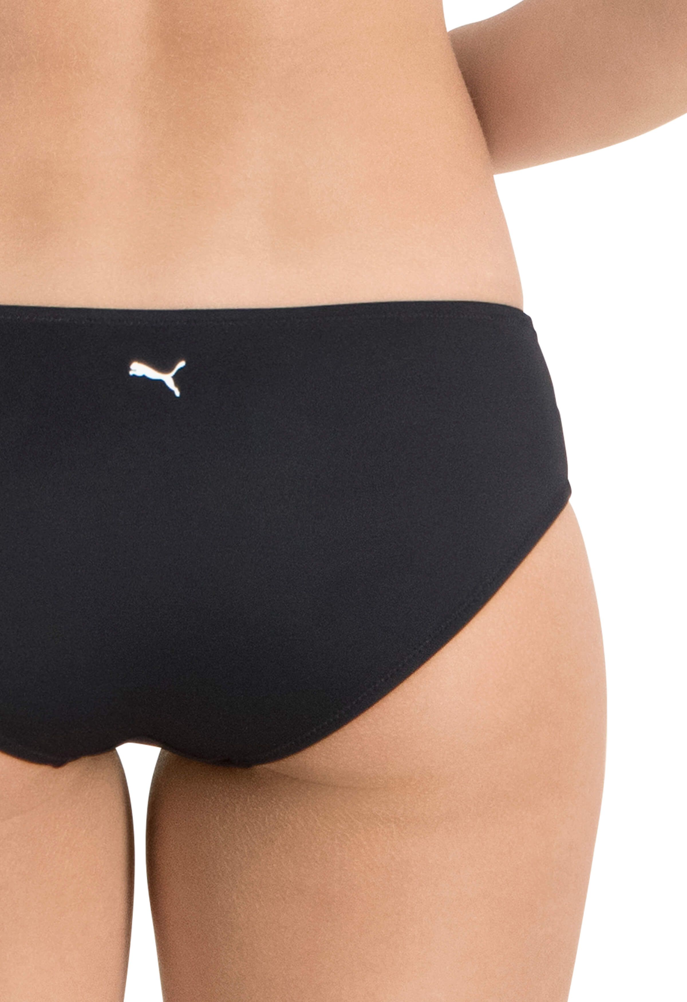 PUMA schwarzer Damen Hipster Bikini-Unterteil