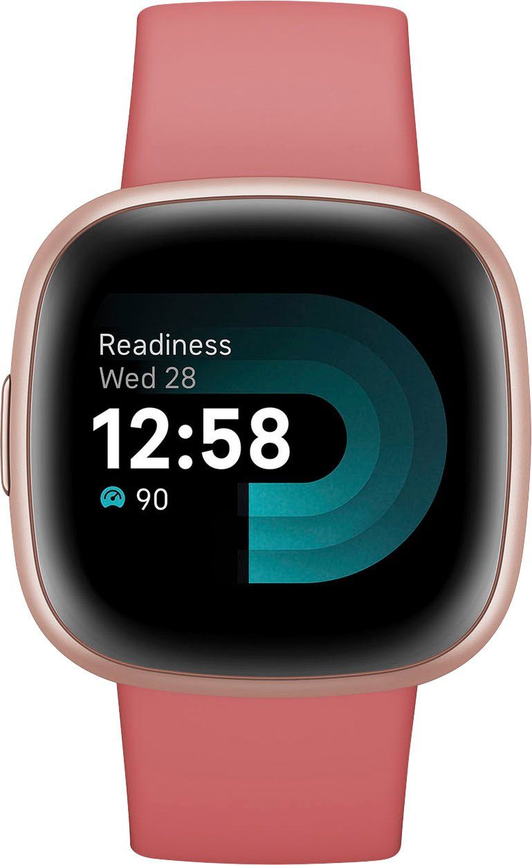 fitbit by Google Versa 4 Fitness-Smartwatch Smartwatch (FitbitOS5), inkl. 6 Monate Fitbit Premium Mitgliedschaft