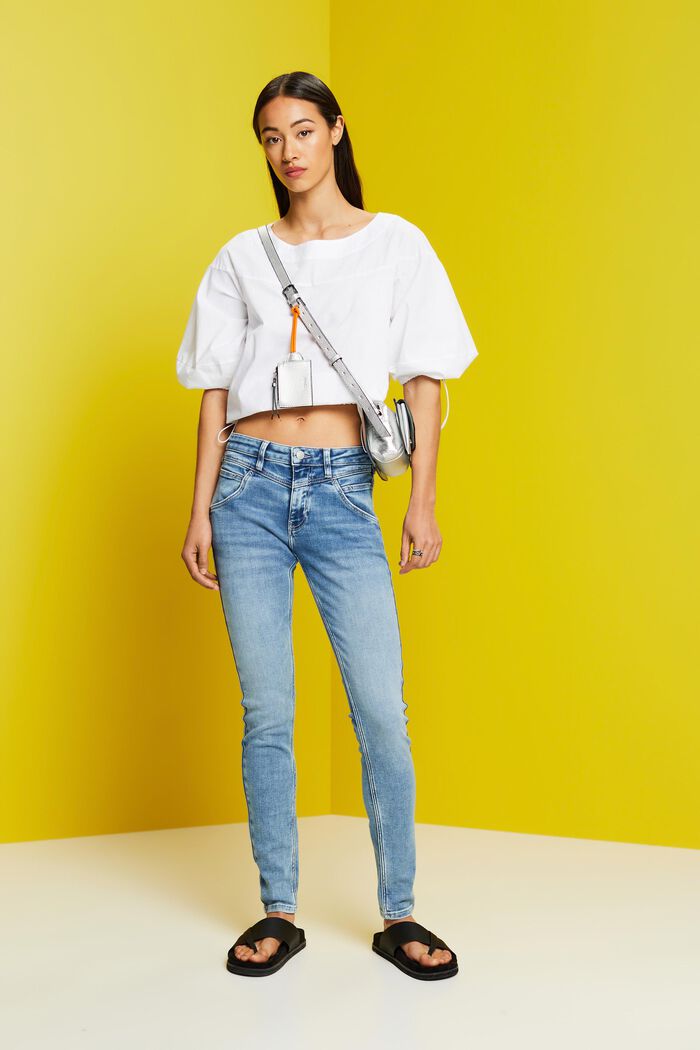 Skinny Jeans aus nachhaltiger Baumwolle