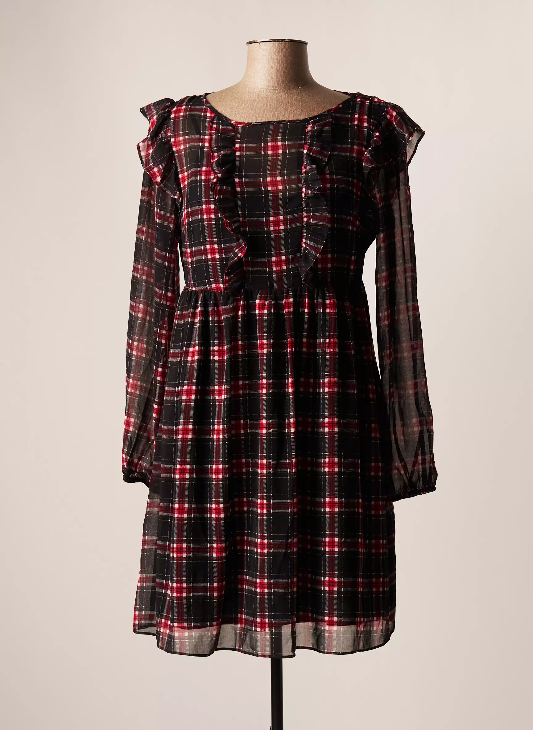 Naf Naf Robes Courtes Femme couleur rouge