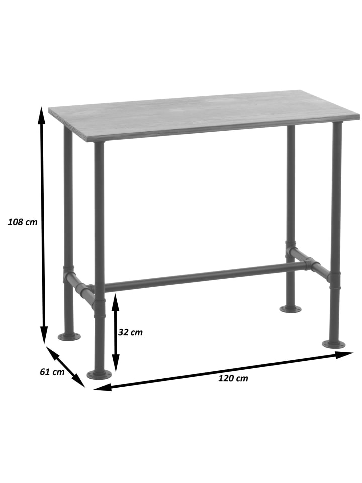 MCW Bartisch N21 Industrial, Braun günstig kaufen onesize