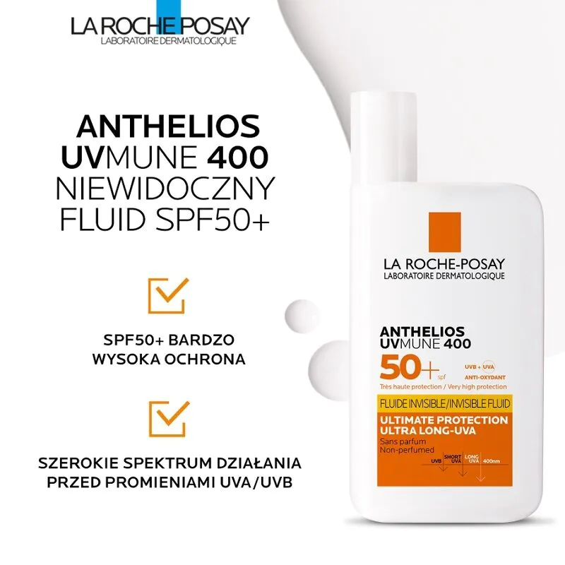 La Roche-Posay Anthelios UV Mune Niewidoczny Fluid SPF50+