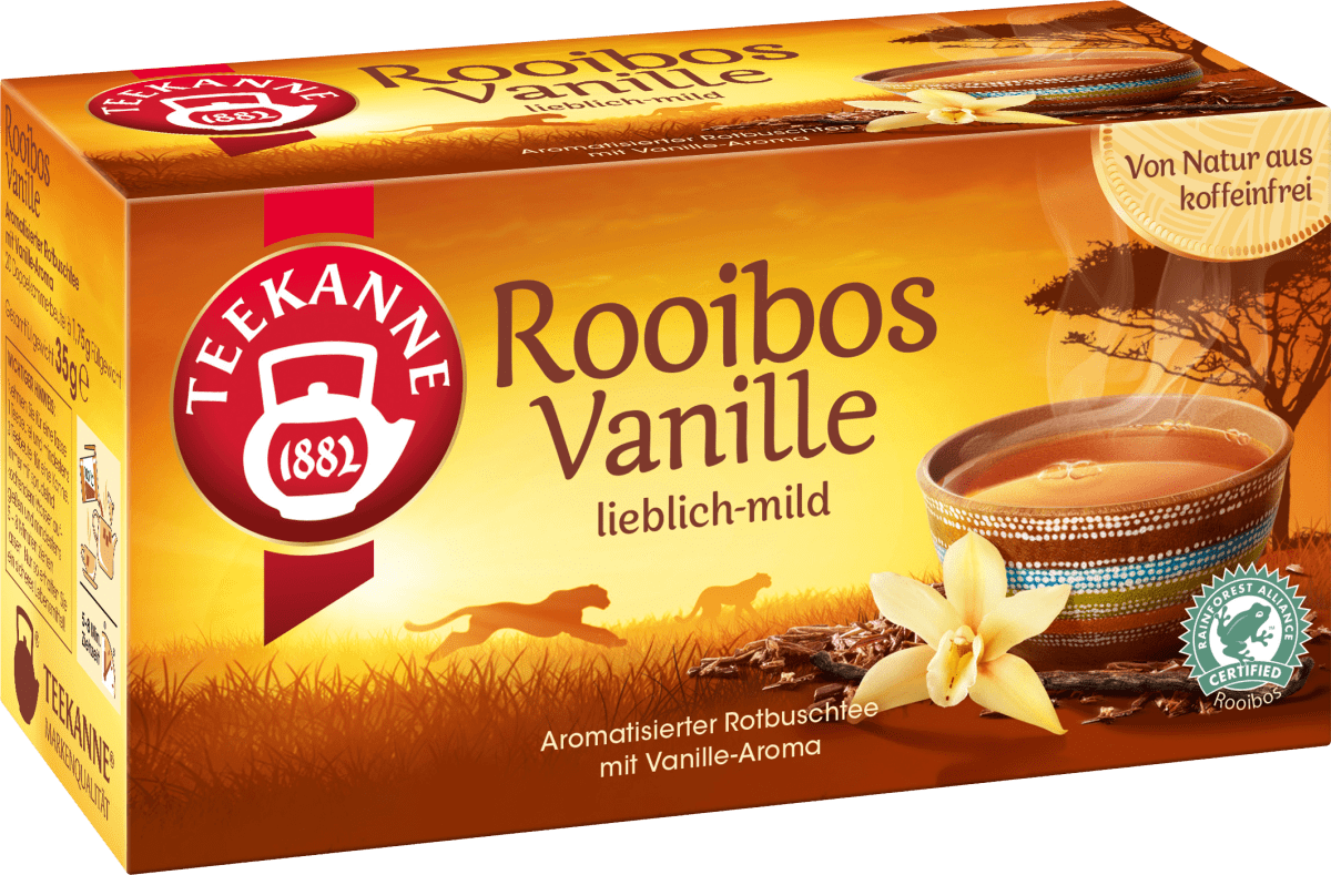 Kräutertee Rooibos, Vanille (20 Beutel), 35 g