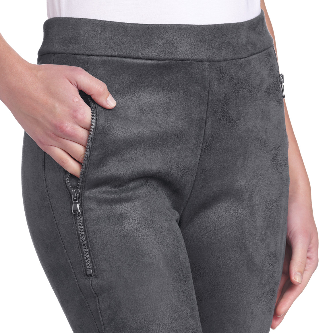 Damen Jeggings mit Reißverschlusstaschen