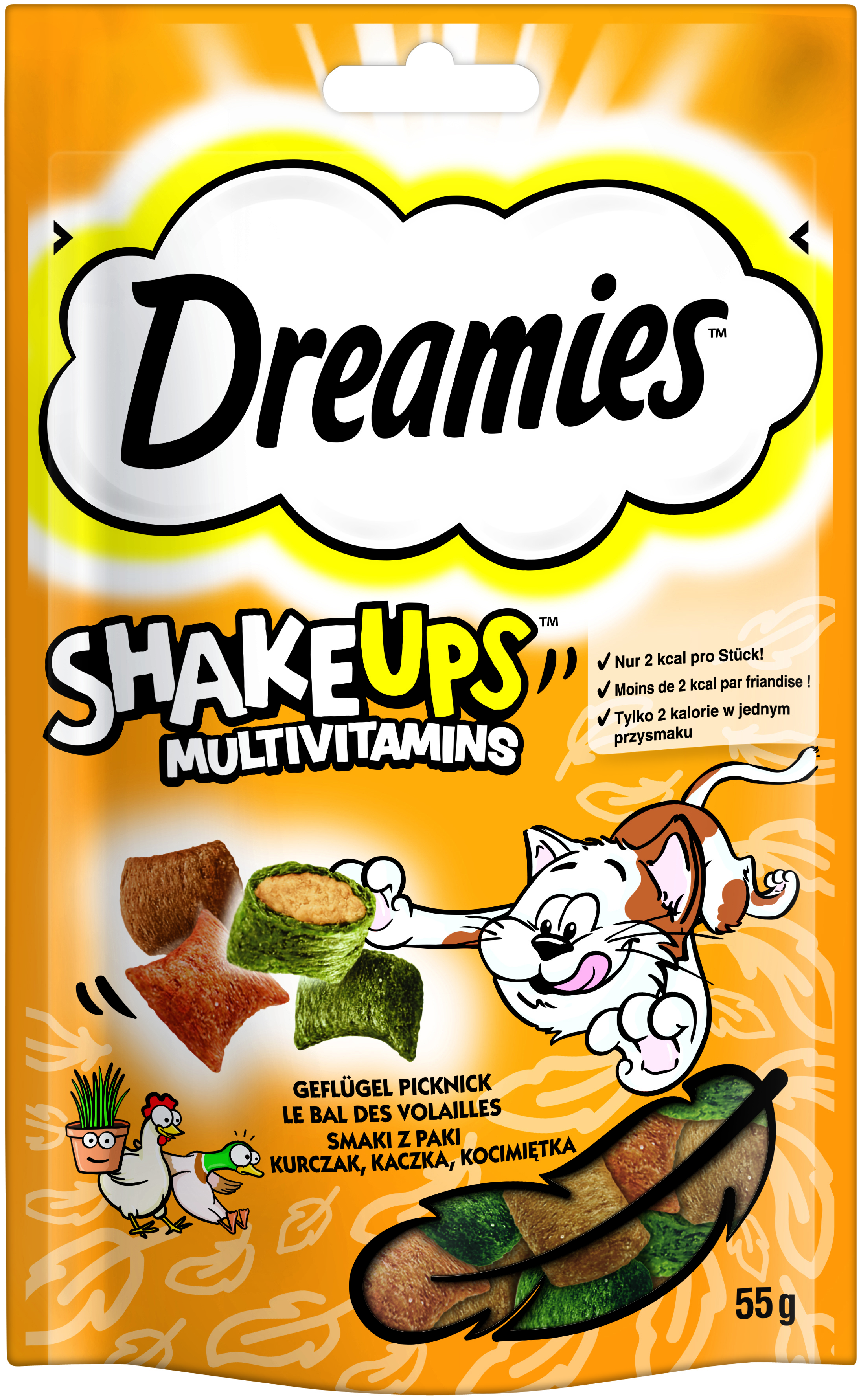 Dreamies Snacks Dreamies ShakeUps 6x55g Geflügel Picknick