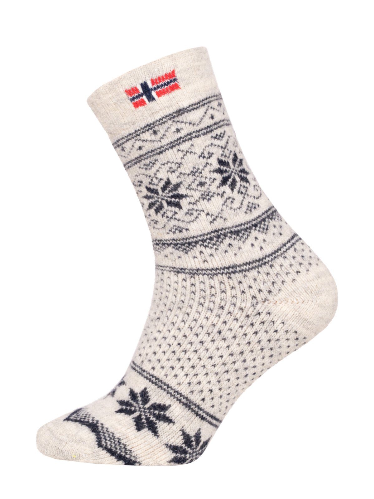 HomeOfSocks Norwegersocken Skandinavische Wollsocke 