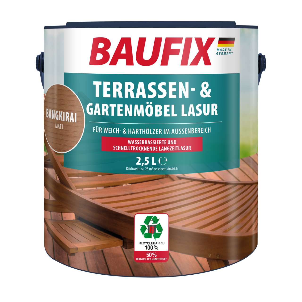 Baufix Terrassen- und Gartenmöbel-Lasur bangkirai