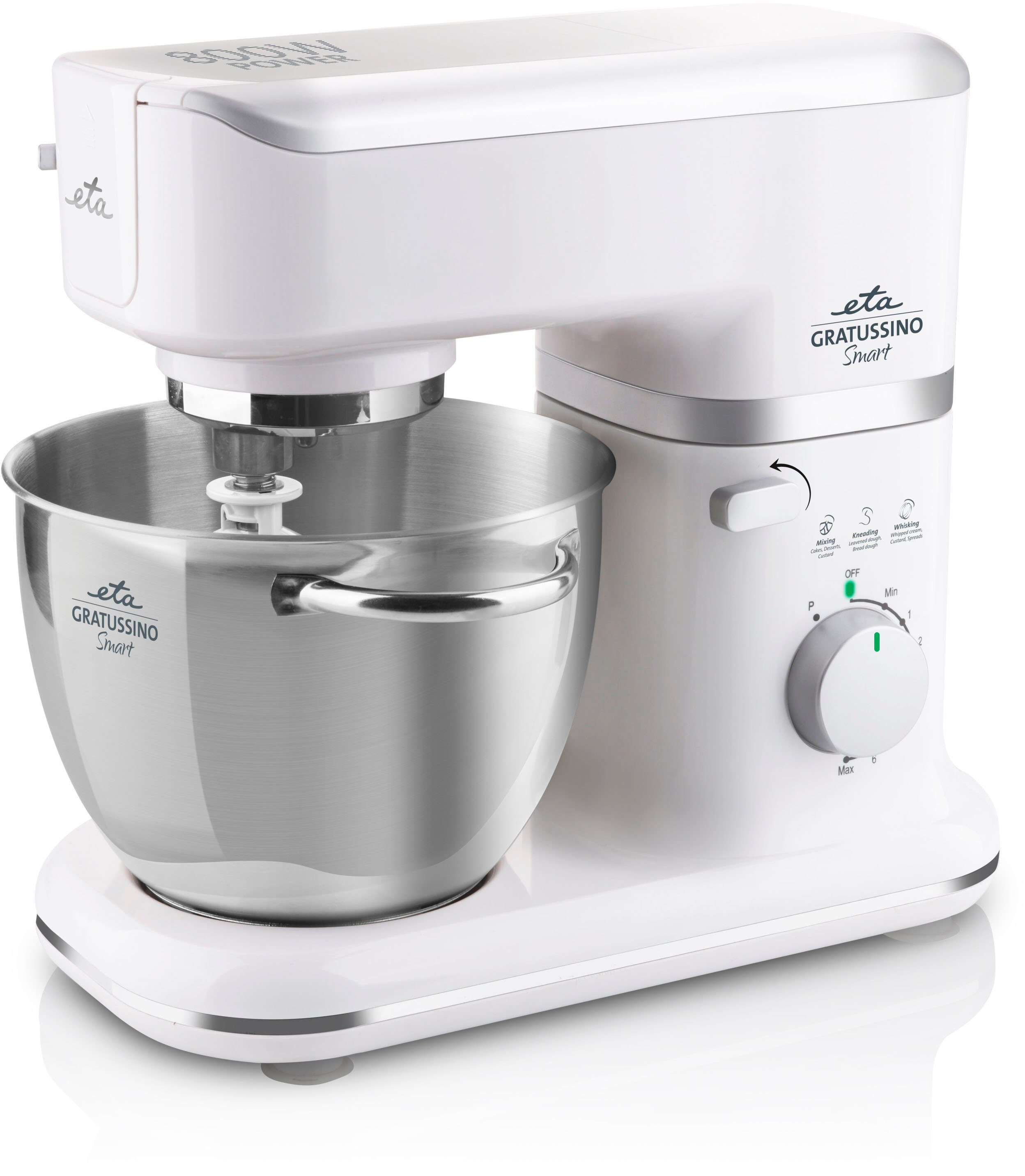 eta Küchenmaschine ETA002390090, 800 W, 4,5 l Schüssel, Gratussino Smart III 800 Watt, mit Fleischwolf