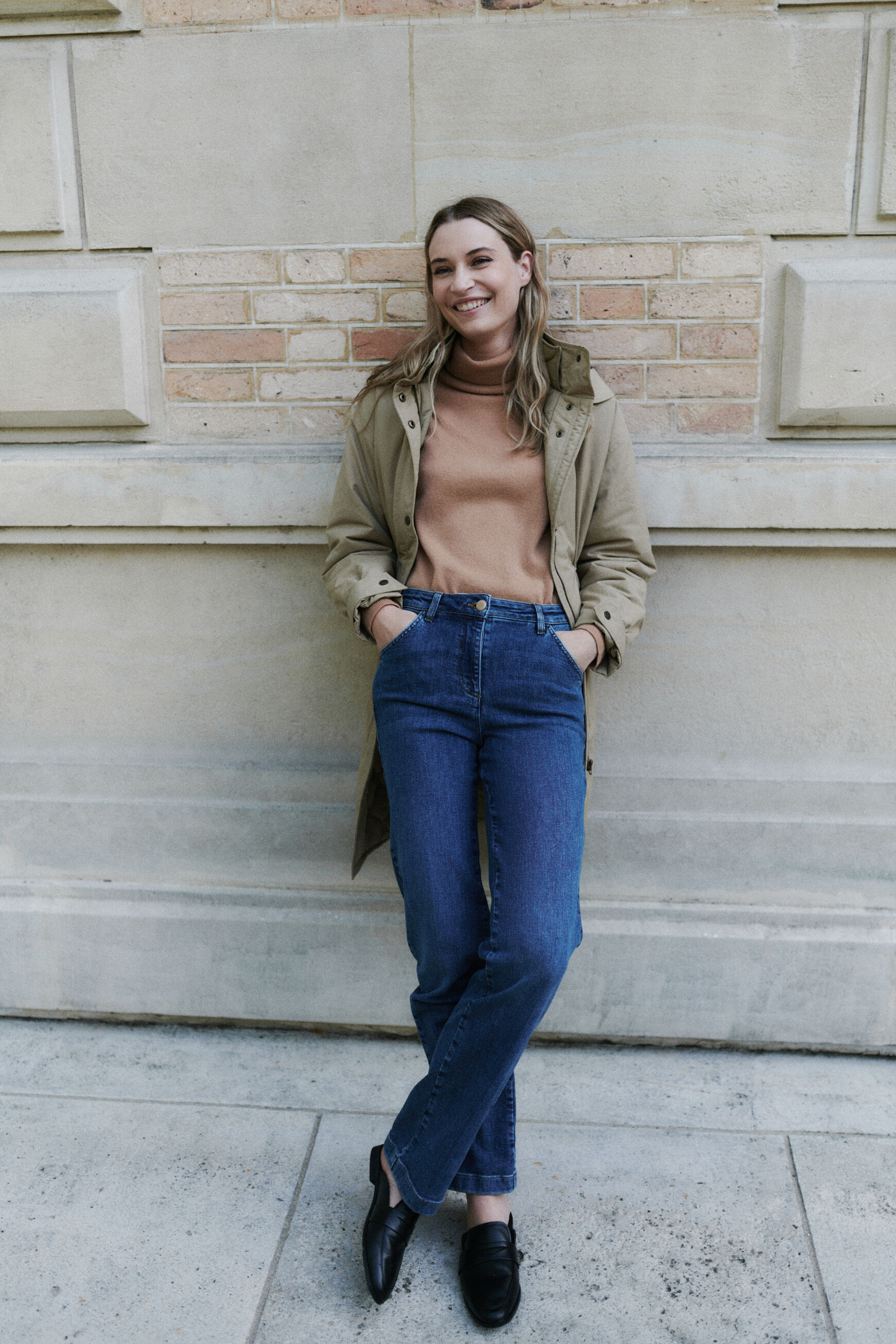 pantalon roy denim stone femme