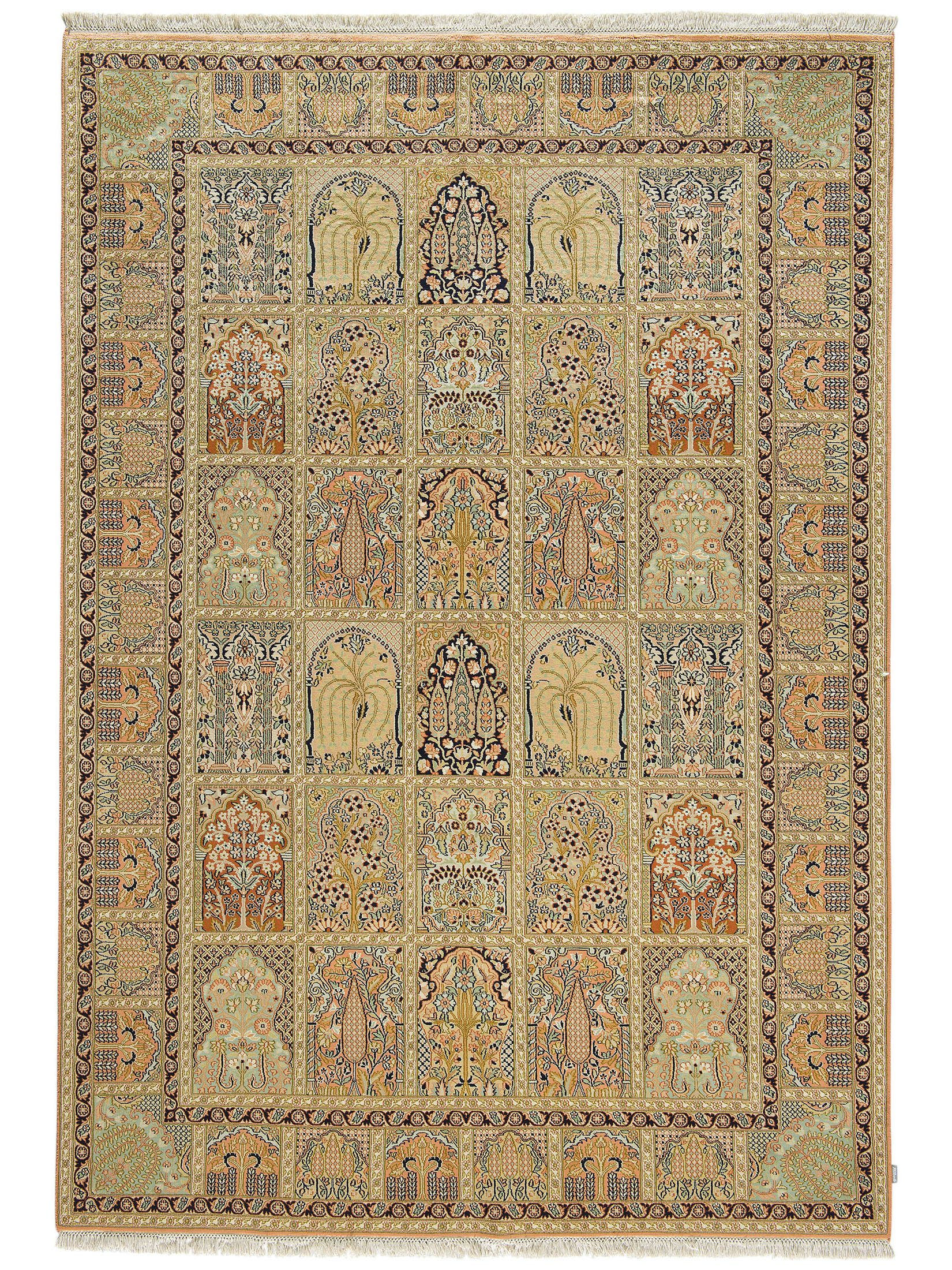 Kaschmir Seide 18/18 ca. 186 x 268 cm, Unikat / Einzelstück