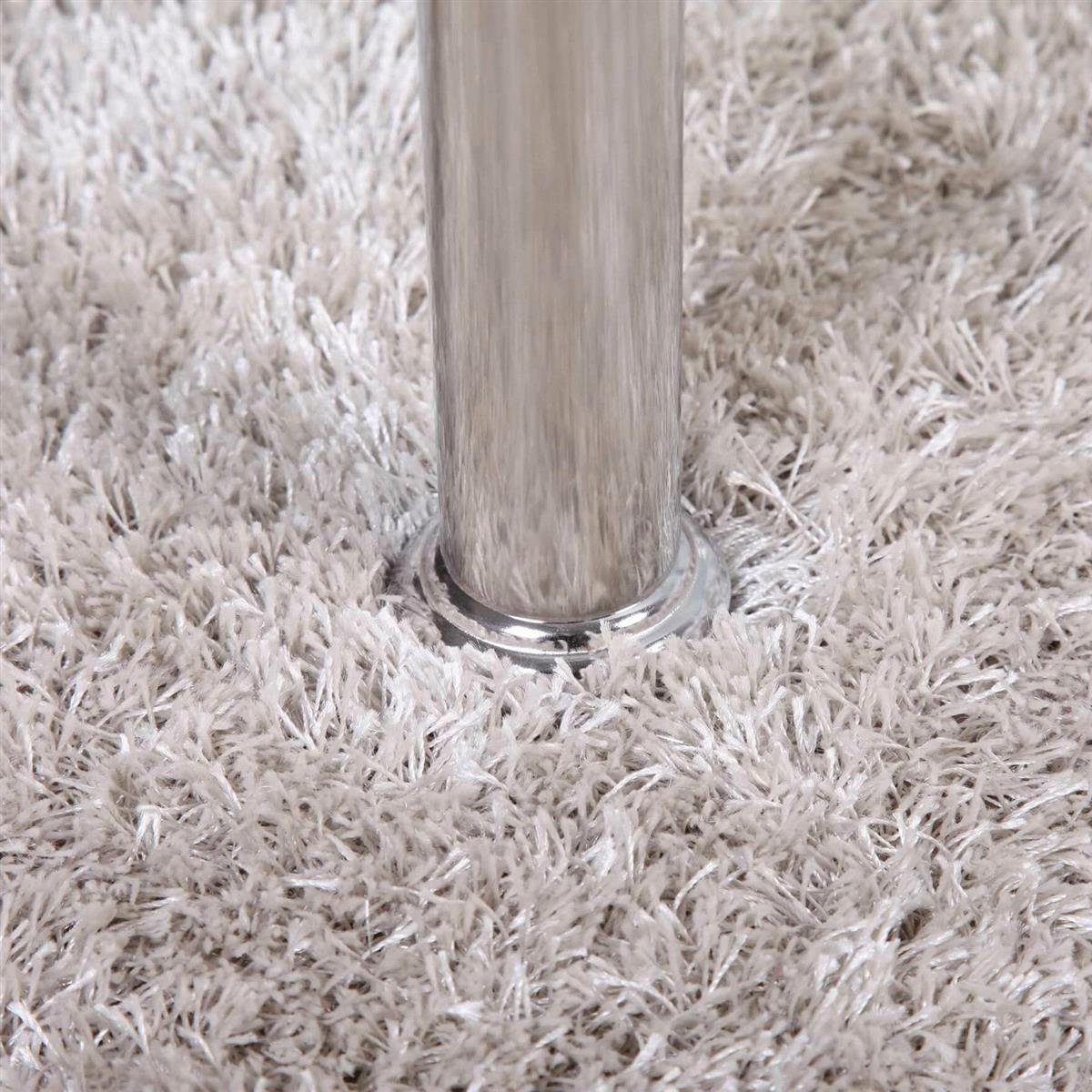 HOOZ Couchtisch HOOZ Couchtisch 98x55cm Klarglas mit sandierter Ablage