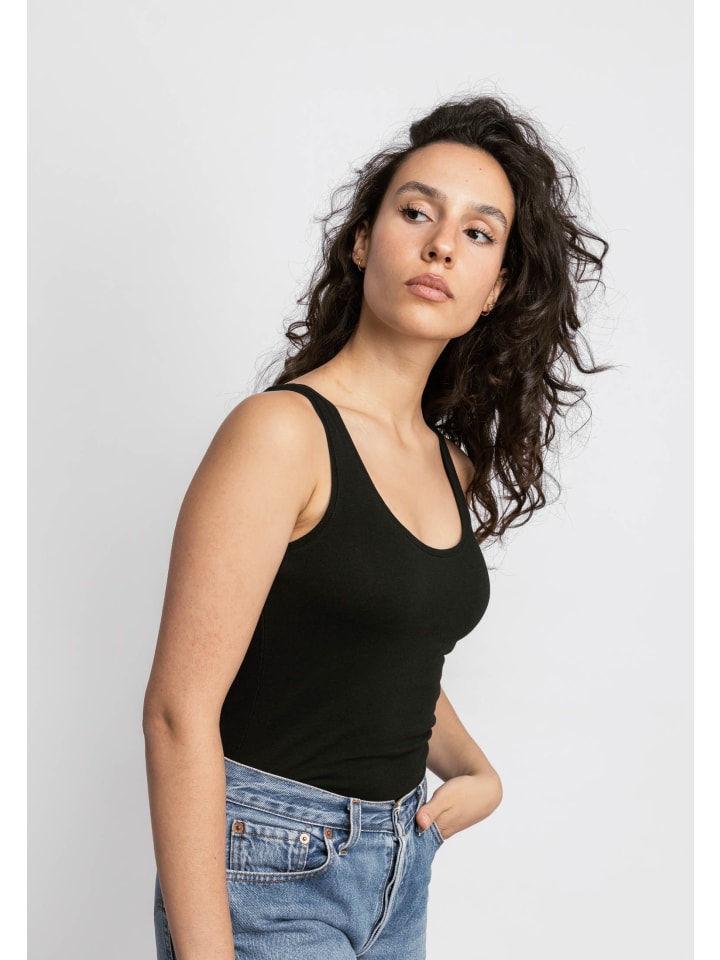 SNOCKS Tank Top aus Bio-Baumwolle 2 Stück in Schwarz günstig kaufen