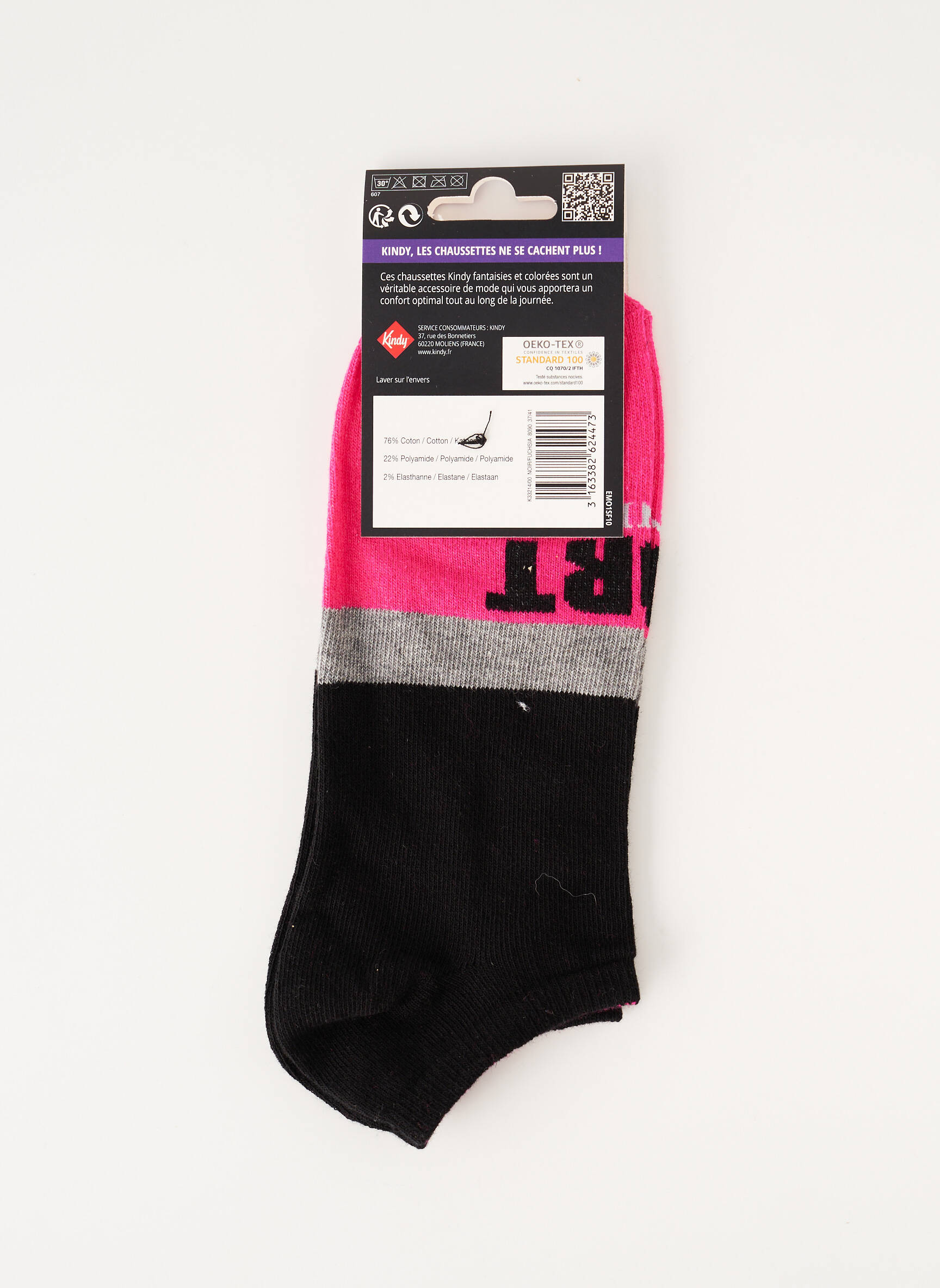 Kindy Chaussette Femme couleur noir