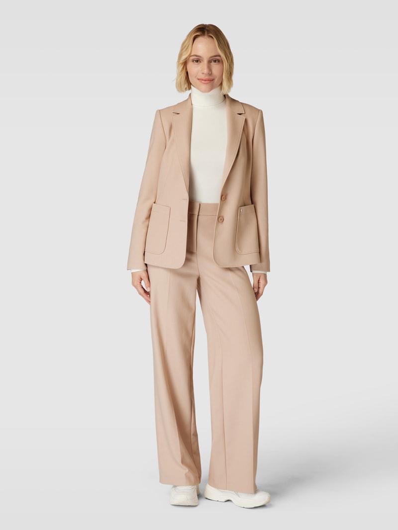 Blazer mit Reverskragen in sand