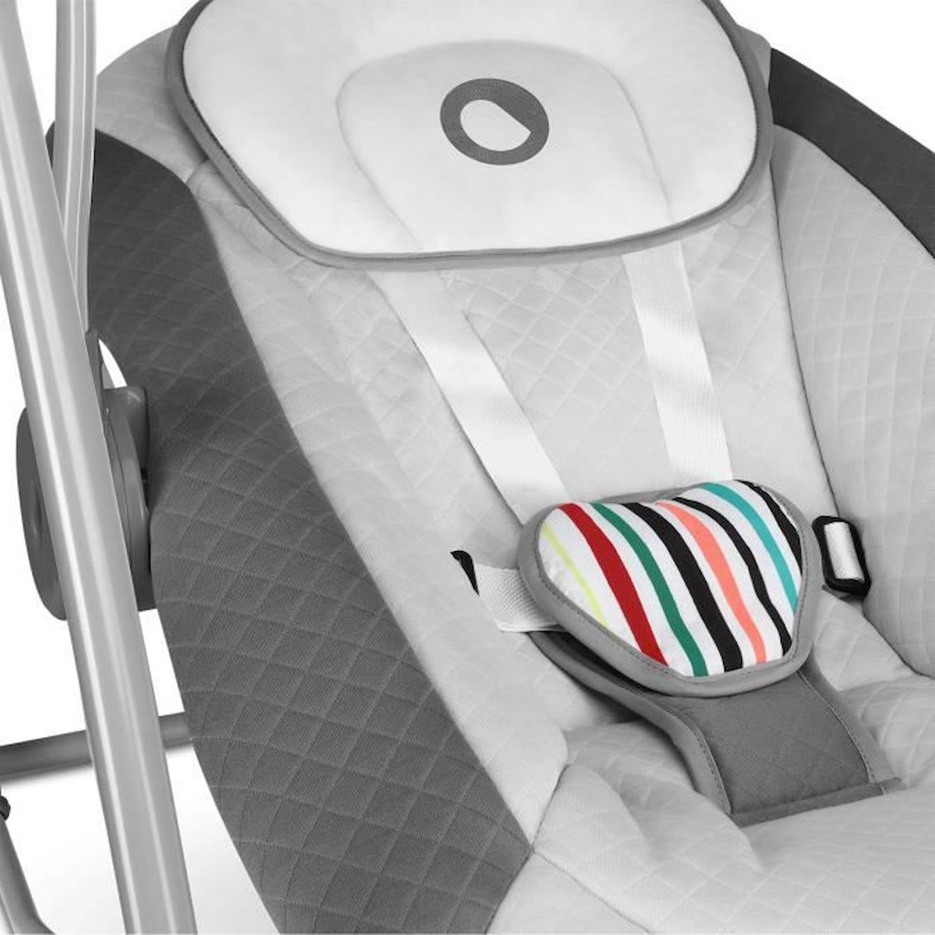 LIONELO Balancelle et transat bébé Otto sons nature 5 vitesses de bercement