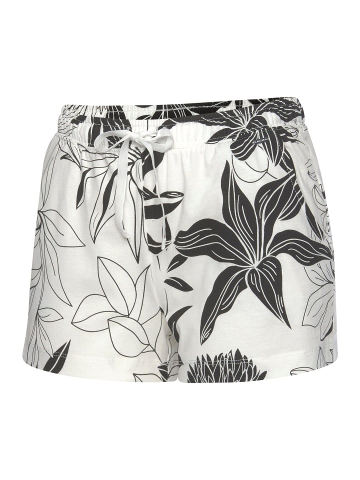 LASCANA Schlafshorts in ecru-allover-geblümt günstig kaufen