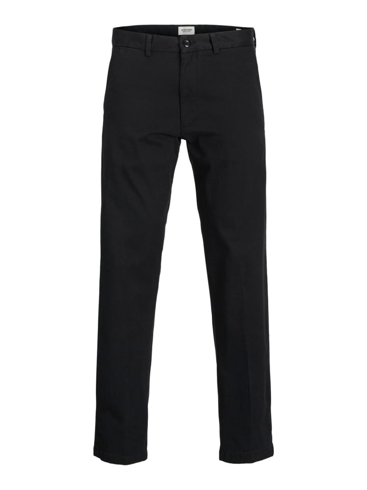 Jack & Jones Stoffhose / Chino JPSTKANE BARRET comfort/relaxed in Schwarz günstig kaufen
