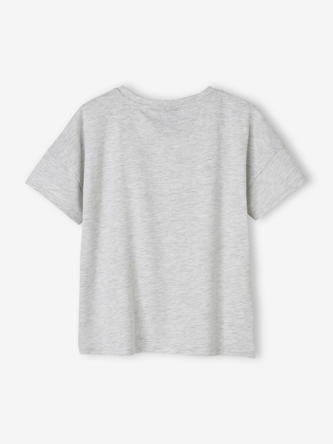T-shirt manches courtes Snoopy Peanuts® gris chiné
