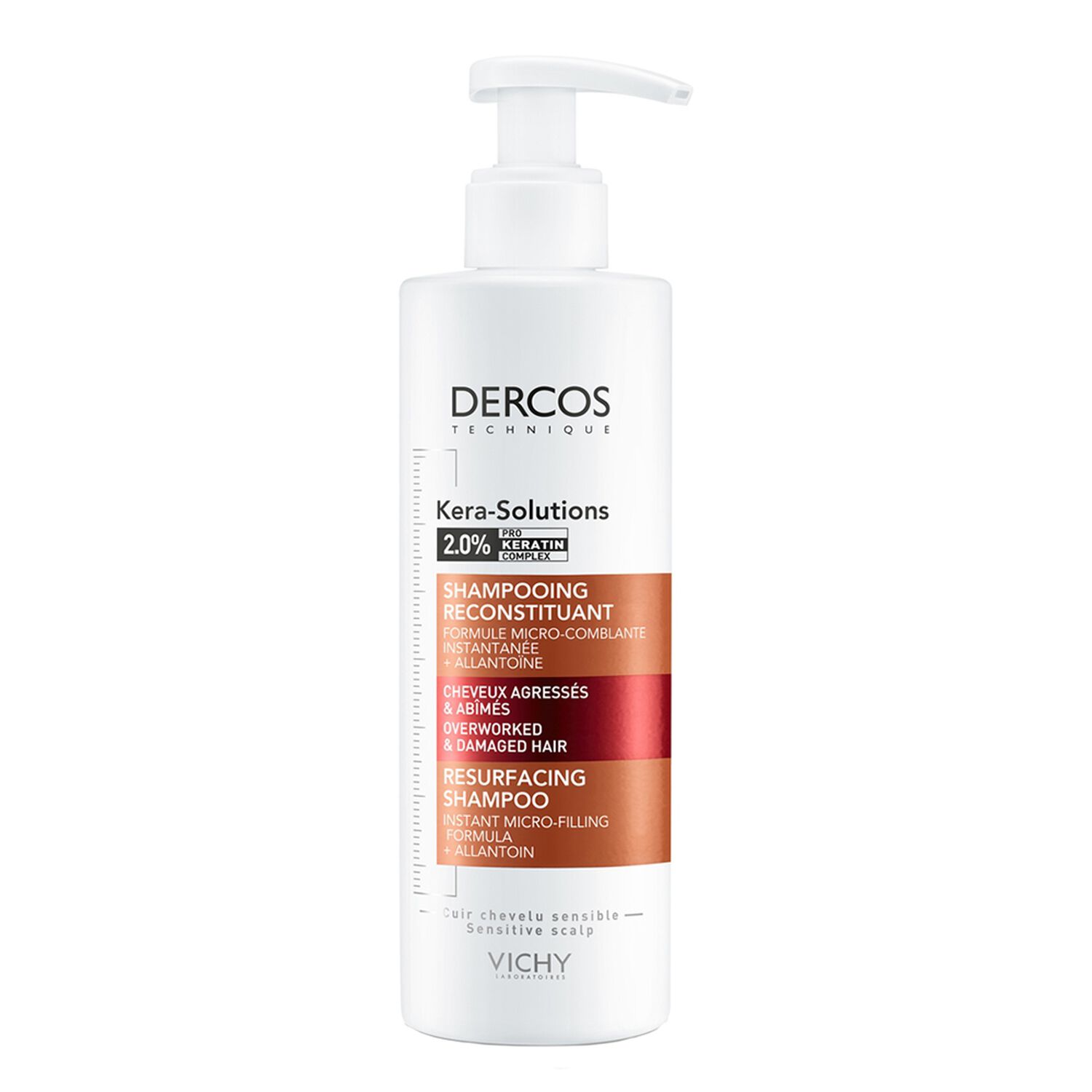 Vichy Dercos Technique Kera-Solutions Shampooing Reconstituant 250 ml