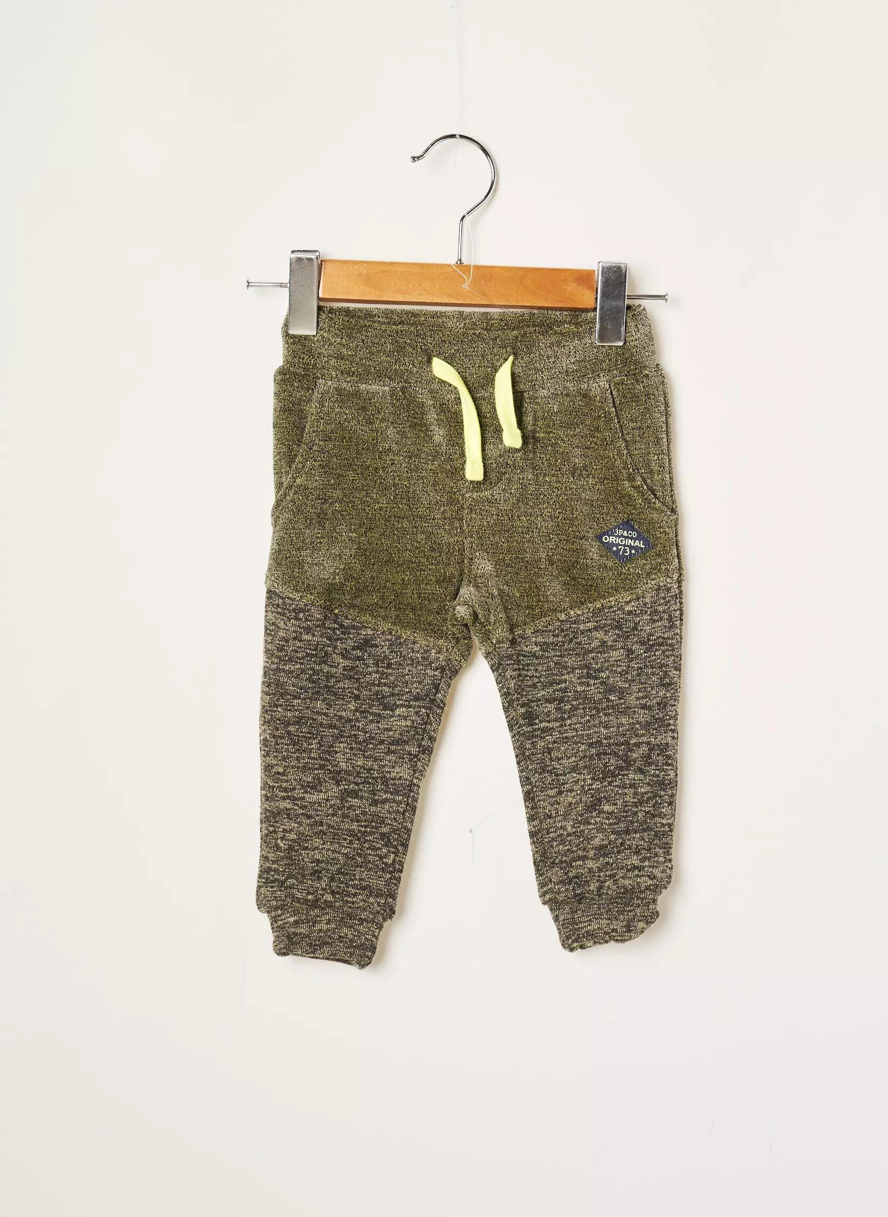 3 Pommes Jogging Garcon couleur vert