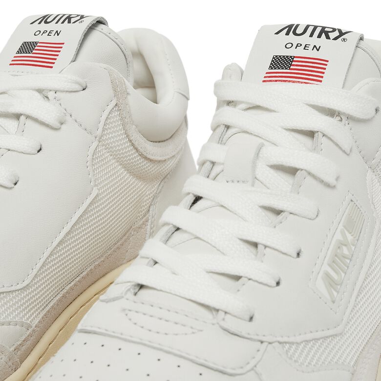 Autry Open Mid leat/leat white