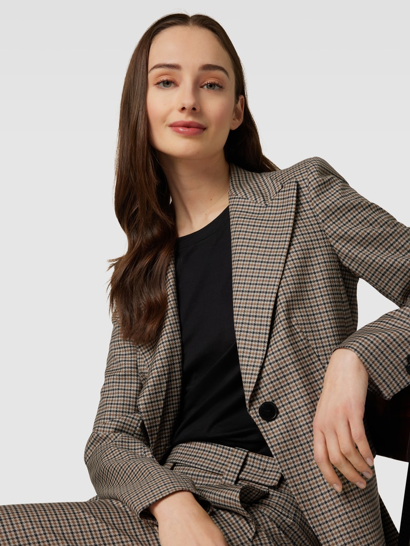 Blazer aus Woll-Mix in camel