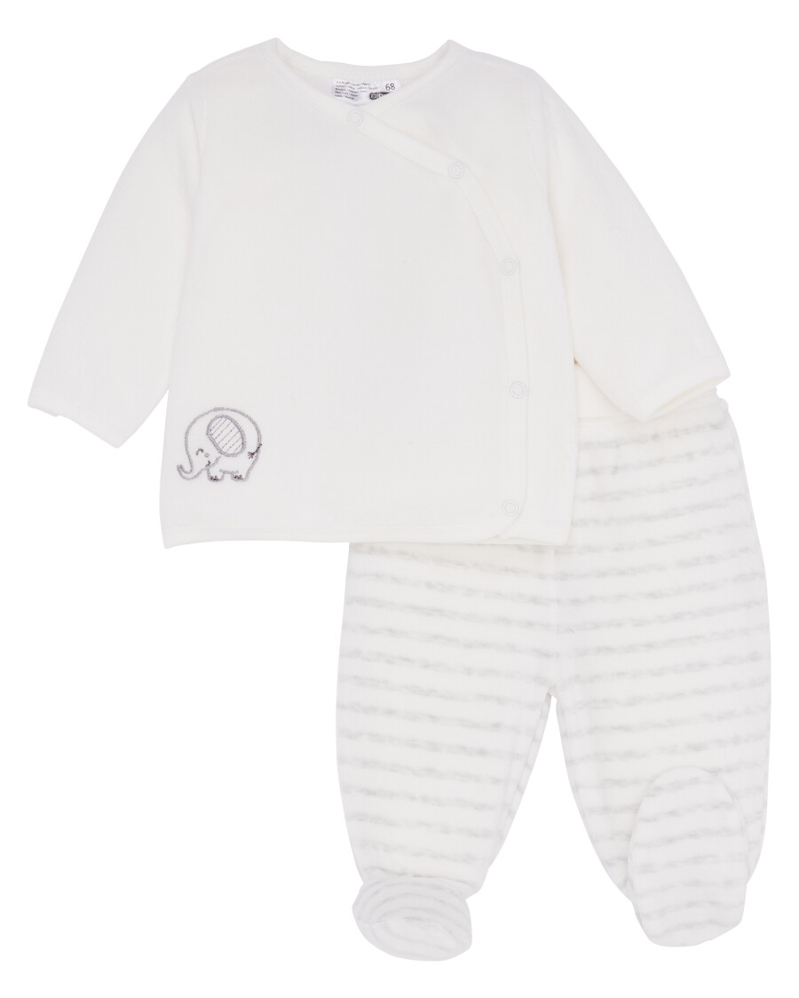 Newborn Wickelshirt + Pull-on-Hose Unisex
